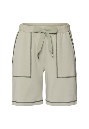 Natural Living Organic Cotton Drawsting Shorts | Crystal Green 78464-2732